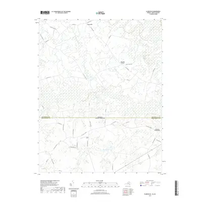 2019 Map of Claresville, 2019 Print