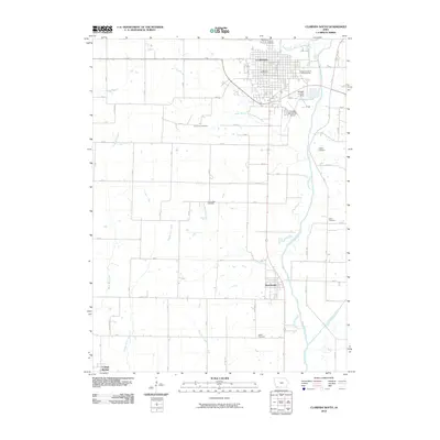2010 Map of Clarinda South, 2010 Print