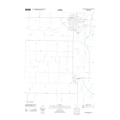 2013 Map of Clarinda South, 2013 Print