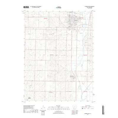 2018 Map of Clarinda South, 2018 Print