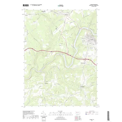 2019 Map of Clarion, 2019 Print