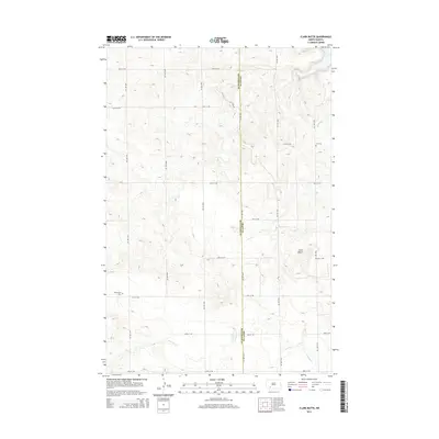 2014 Map of Clark Butte, 2014 Print