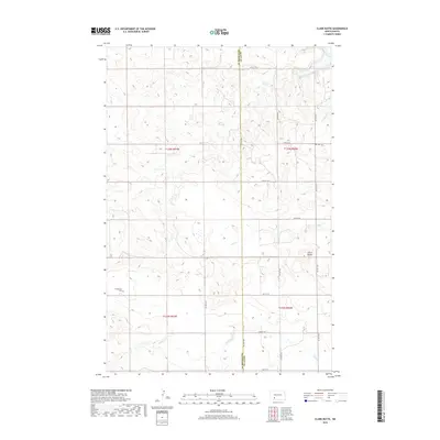 2018 Map of Clark Butte, 2018 Print