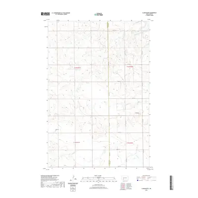 2020 Map of Clark Butte, 2020 Print