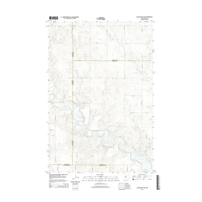2014 Map of Clark Butte NE, 2014 Print