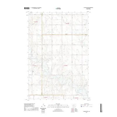 2020 Map of Clark Butte NE, 2020 Print