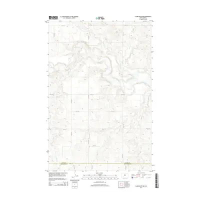 2014 Map of Clark Butte NW, 2014 Print