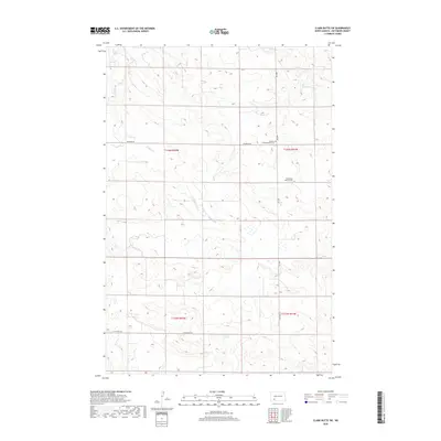 2018 Map of Clark Butte SW, 2018 Print