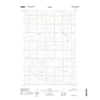 2020 Map of Clark Butte SW, 2020 Print