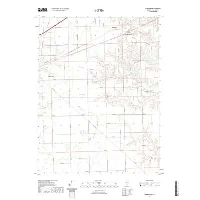 2021 Map of Clark Center, 2021 Print
