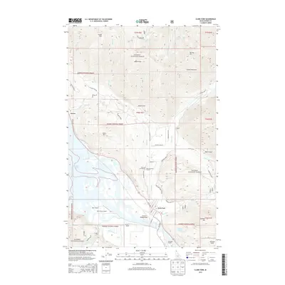 2013 Map of Clark Fork, 2013 Print
