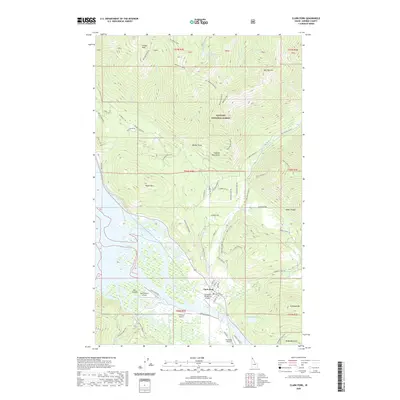 2020 Map of Clark Fork, 2020 Print