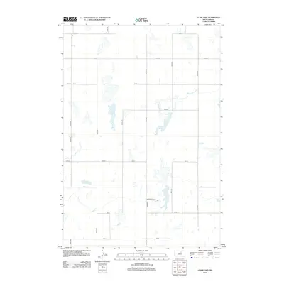 2012 Map of Clark Lake, 2012 Print