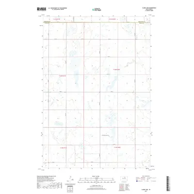 2017 Map of Clark Lake, 2017 Print