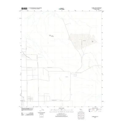 2012 Map of Clark Lake, 2012 Print
