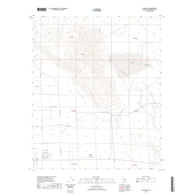 2018 Map of Clark Lake, 2018 Print