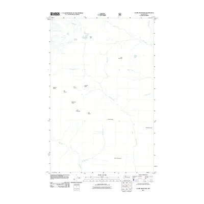2011 Map of Clark Mountain, 2011 Print