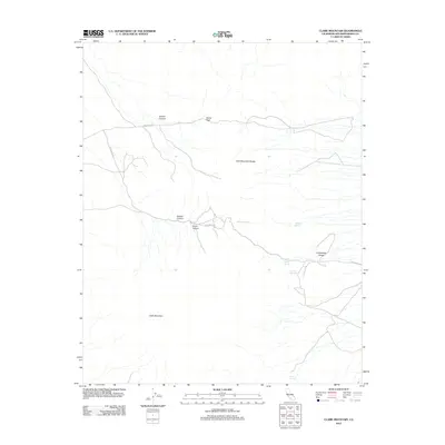 2012 Map of Clark Mountain, 2012 Print