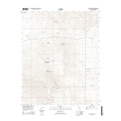 2015 Map of Clark Mountain, 2015 Print