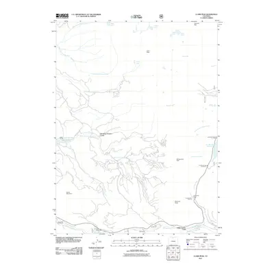 2011 Map of Clark Peak, 2011 Print