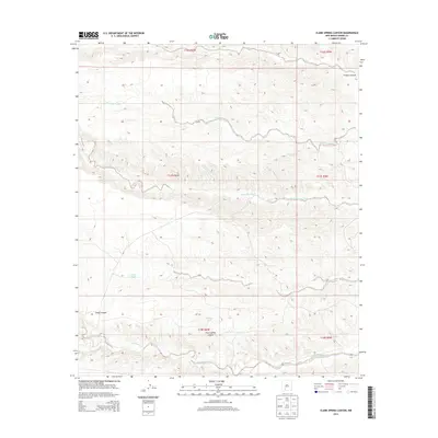 2013 Map of Clark Spring Canyon, 2013 Print