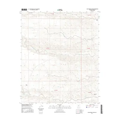 2017 Map of Clark Spring Canyon, 2017 Print