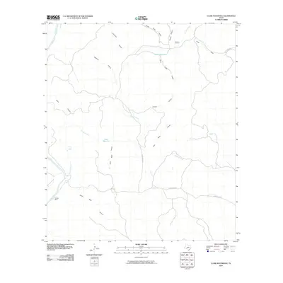 2010 Map of Clark Waterhole, 2010 Print