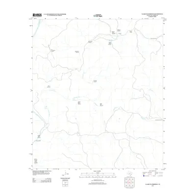 2012 Map of Clark Waterhole, 2012 Print