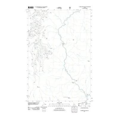 2011 Map of Clarke Mountain, 2011 Print
