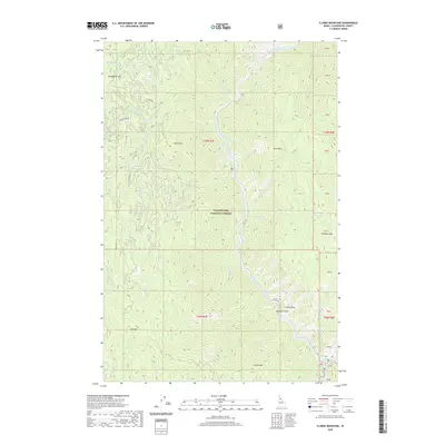2020 Map of Clarke Mountain, 2020 Print