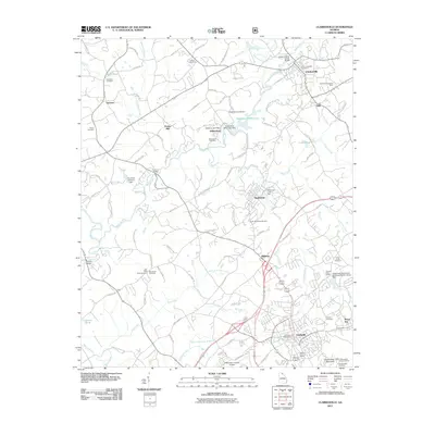 2011 Map of Clarkesville, 2011 Print