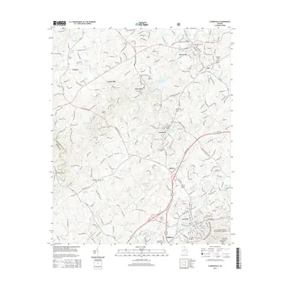 2014 Map of Clarkesville, 2014 Print