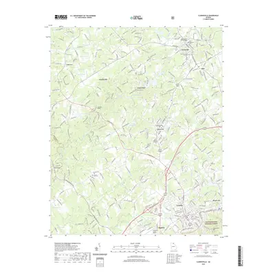 2020 Map of Clarkesville, 2020 Print