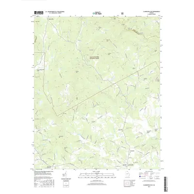 2017 Map of Clarkesville NE, 2017 Print