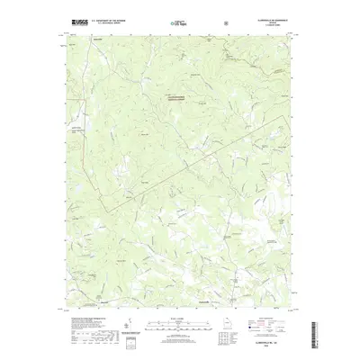 2020 Map of Clarkesville NE, 2020 Print