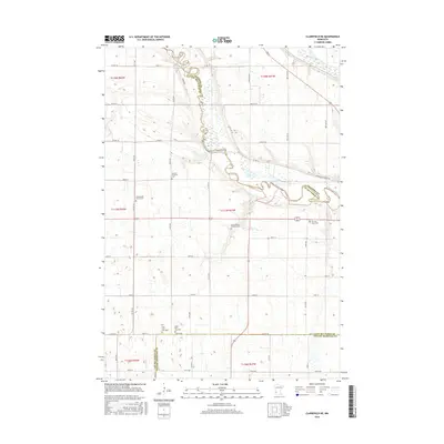 2016 Map of Clarkfield NE, 2016 Print