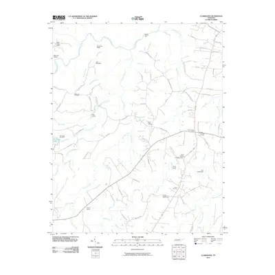 2010 Map of Clarkrange, 2010 Print