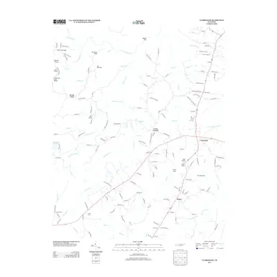 2013 Map of Clarkrange, 2013 Print