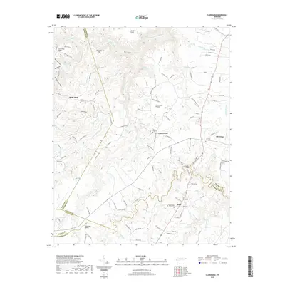 2019 Map of Clarkrange, 2019 Print