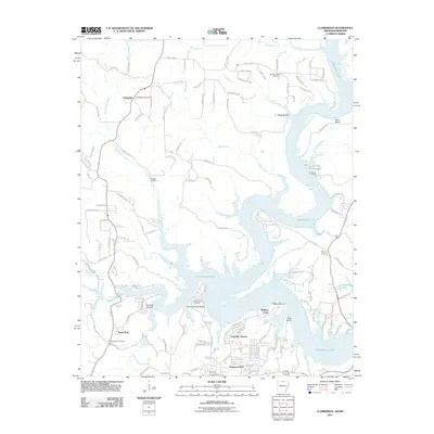 2011 Map of Clarkridge, 2011 Print