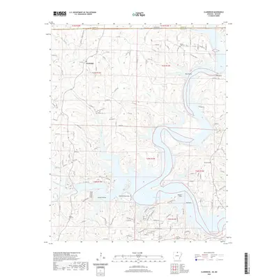 2020 Map of Clarkridge, 2020 Print