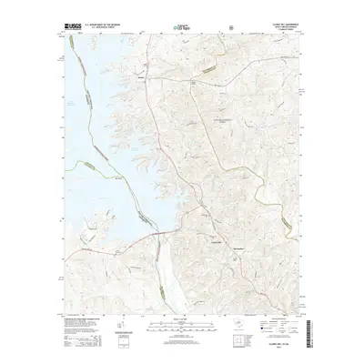 2014 Map of Clarks Hill, 2014 Print