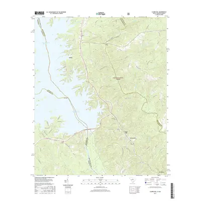 2017 Map of Clarks Hill, 2017 Print