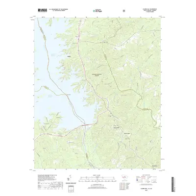 2020 Map of Clarks Hill, 2020 Print