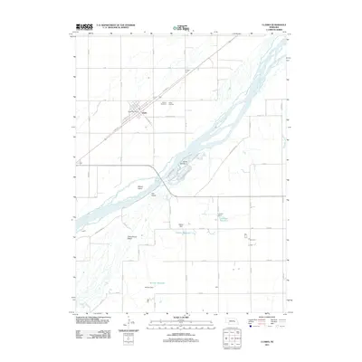 2011 Map of Clarks, 2011 Print