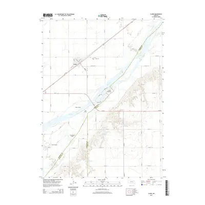 2014 Map of Clarks, 2014 Print