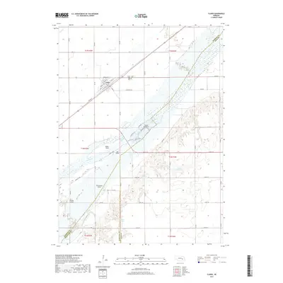 2017 Map of Clarks, 2017 Print