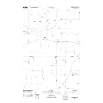 2013 Map of Clarks Mills, 2013 Print