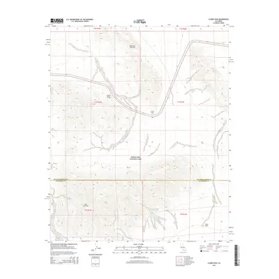 2015 Map of Clarks Pass, 2015 Print