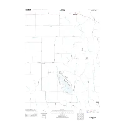 2013 Map of Clarksburg, 2013 Print